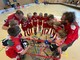 Potenzial ist reichlich da, Verbesserungsmöglichkeiten auch: Die U11 der Red Hocks ist als zweitplatziertes Team in die Meisterrunde eingezogen. (Foto: Archiv/Spielvogel)